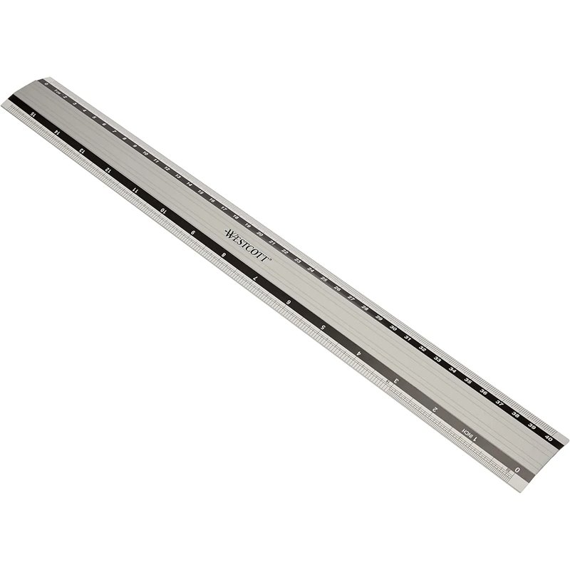 Westcott E-10192 00 - Regla de aluminio, 40 cm