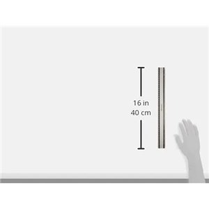 Westcott E-10192 00 - Regla de aluminio, 40 cm