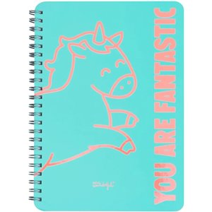 Mr. Wonderful Cuaderno a5 , cuadriculado Unicornio