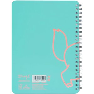 Mr. Wonderful Cuaderno a5 , cuadriculado Unicornio