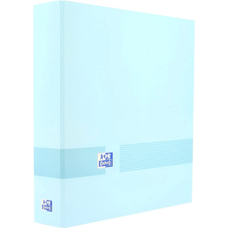 Oxford, Archivador 4 Anillas . Azul Pastel