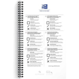 Cuaderno en espiral Oxford Task Manager