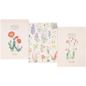 Pack 3 cuadernos A5, Botanical - Grupo Erik