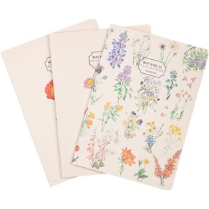 Pack 3 cuadernos A5, Botanical - Grupo Erik