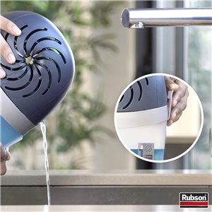 Rubson AERO 360° Tableta de recambio de olor neutro, absorbe humedad y neutraliza malos olores