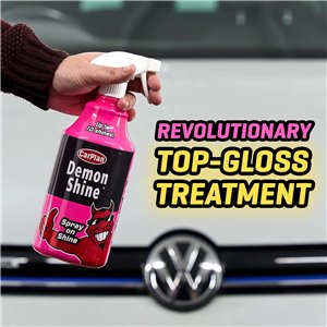CarPlan Demon Shine Spray abrillantador instantáneo para coches y motos