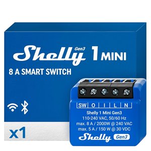 Shelly 1 Mini Gen3 – Relé Interruptor Wi-Fi