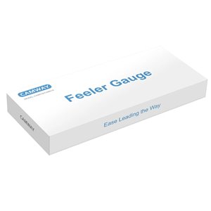 Juego de calibradores de acero inoxidable, 16 cuchillas y 32 cuchillas