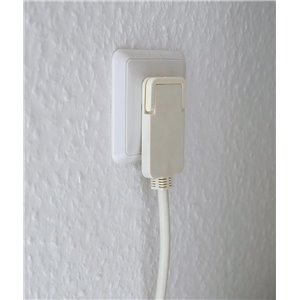 Brennenstuhl - cable de extensión de plástico con conector plano