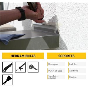 SIKA - Sellador de fisuras - SikaSeal 176 Exterior - Blanco