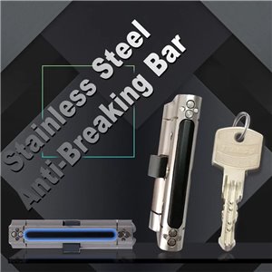 Cerradura de cilindro 30 50 mm, Anti-Ruptura Cerradura de cilindro de embutir de doble apertura