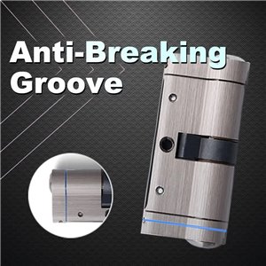 Cerradura de cilindro 30 50 mm, Anti-Ruptura Cerradura de cilindro de embutir de doble apertura