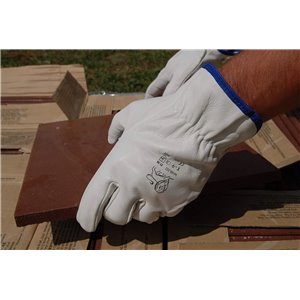 RuviGrab - Guante de Trabajo en Piel de Flor de Vacuno