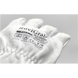 RuviGrab - Guante de Trabajo en Piel de Flor de Vacuno