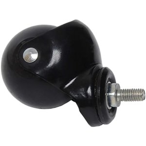 caster Ruedas De Goma De 2 Pulgadas M8 Vástago Roscado Ruedas Giratorias