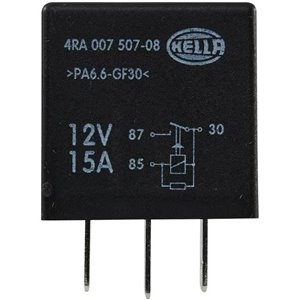 HELLA 4RA 007 507-081 Relé, corriente de trabajo - 12V - 4polos