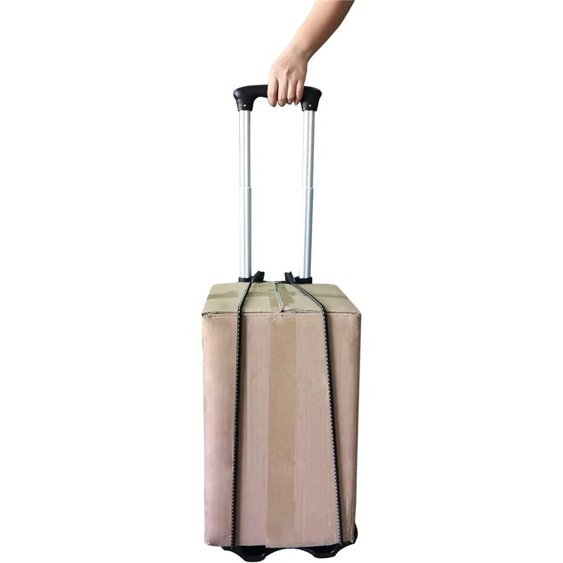 Carro de equipaje con ruedas plegable plegable compacto y ligero