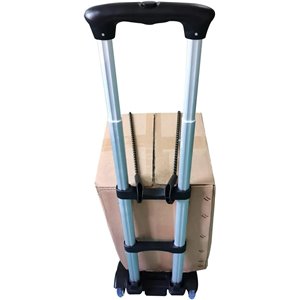 Carro de equipaje con ruedas plegable plegable compacto y ligero