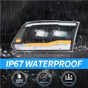 VLAND Full LED Faros para Dodge Ram 1500 Ram 2500 3500 2009-2018 y RAM 1500 Classic 2019-2021