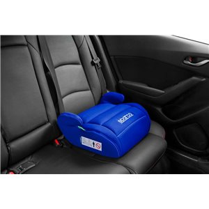 Sparco Alzador Infantil de Asiento de Coche Azul i-Size