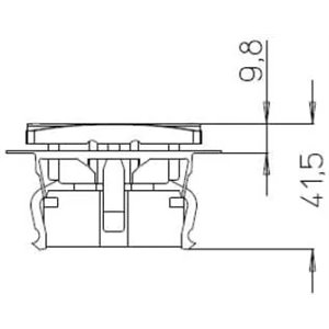 Kopp Einsatz Steckdose Paris negro (mate) 92065008