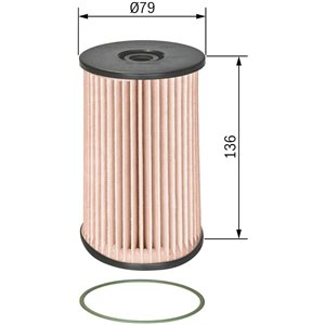 Bosch N0008 Filtro Diesel para Coche