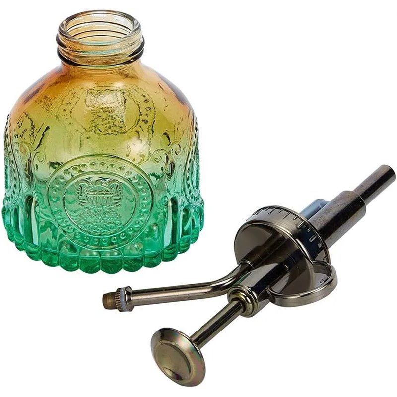 Botella rociadora de Vidrio Vintage para Plantas, Botella de riego para suculentas con Bomba Superior