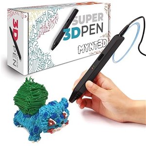 MYNT3D Bolígrafo Super 3D, bolígrafo de impresión 3D compatible con ABS y PLA