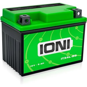 IONI ITX4L-BS / SLA4L-BS 12V 5Ah AGM Batería compatible con YB4L-B / YTX4L-BS