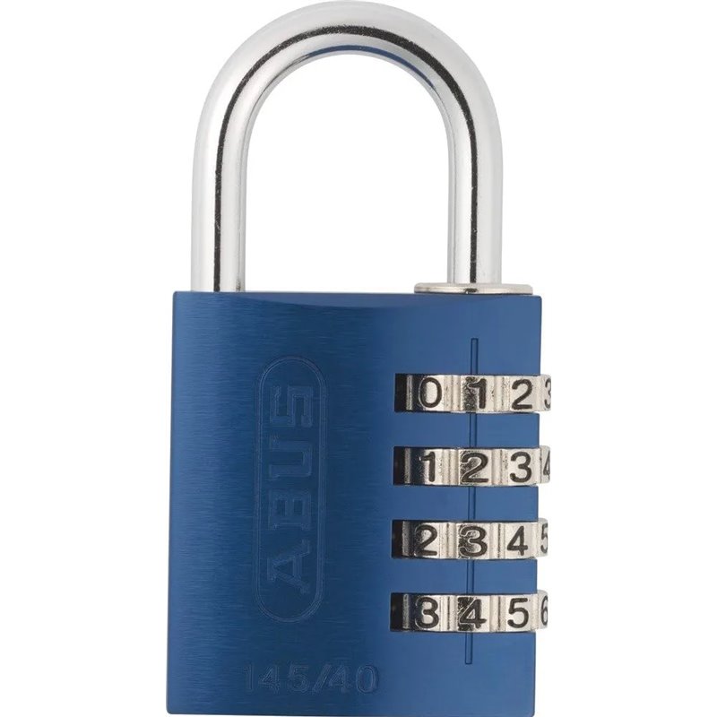 Abus 145/40_AZUL - Candado aluminio combinacion 40mm 4 dígitos azul