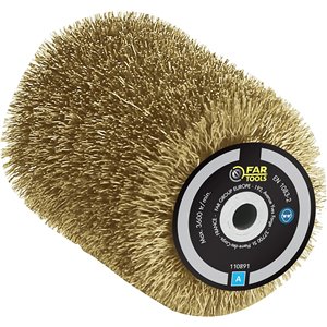 Fartools Cepillo de alambre de latón, amarillo