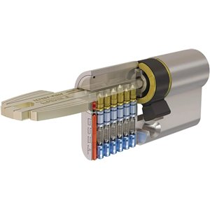 Tesa Assa Abloy T6353030N: Cilindro europeo T60, 30 x 30 mm