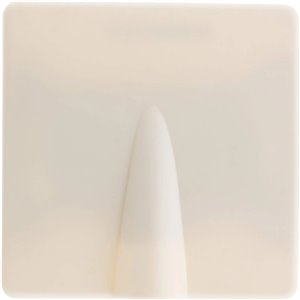 Zenitech - Placa de Salida de Cable 16A Tornillos/Garras - Blanca