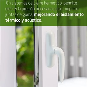 Amig - Manilla para Ventanas Practicables -Base de Aluminio