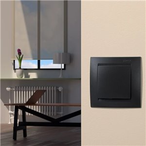 SIMON 15 CONMUTADOR DOBLE SIMON15 Grafito, termoplástico, 0