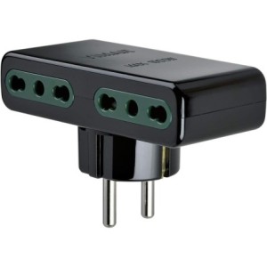 Vimar RI.01166N Adaptador múlt.S31+4P17/11 Negro