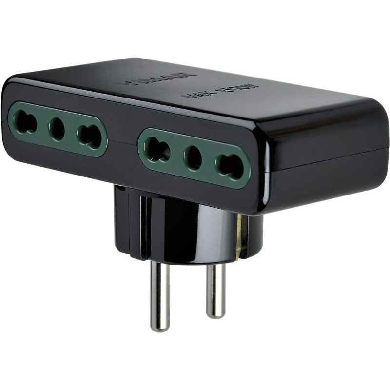 Vimar RI.01166N Adaptador múlt.S31+4P17/11 Negro