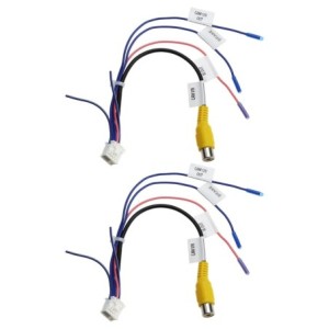 2 adaptadores de video RCA para cámara de visión