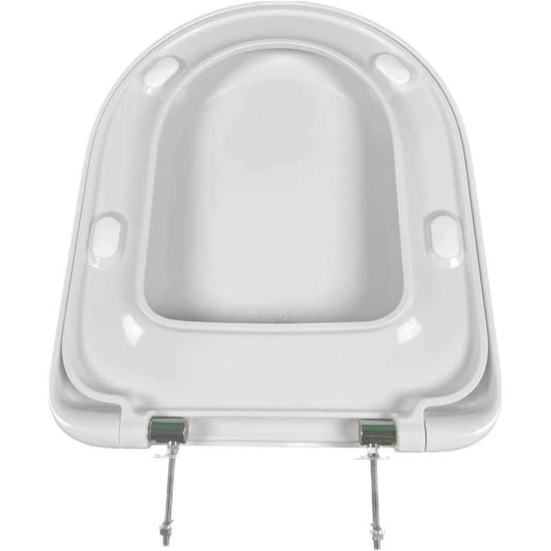 Asiento Jacob Delafon - Serenity E22865-00 / Thermodur extra-plano con bisagras metálicas