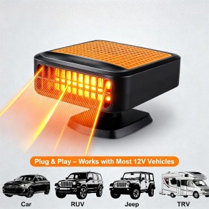 Ventilador calefactor portátil para coche