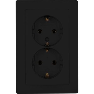 Kopp Paris 941150080 - Enchufe de 2 enchufes