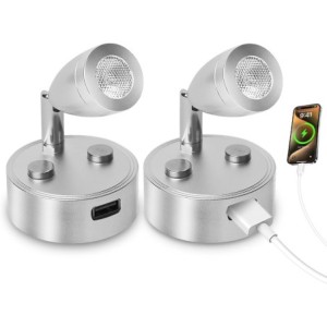 Luces Camper 12V Luz Lectura con Puerto USB