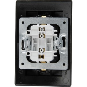 Kopp Paris 941150080 - Enchufe de 2 enchufes