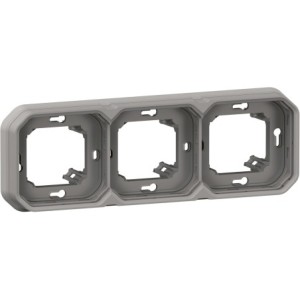 Legrand - Marco de empotrar triple estanco Plexo