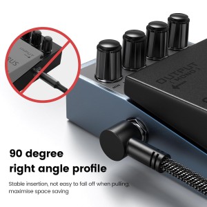 Cable Patch para Guitarra de 15CM (Pack de 3)