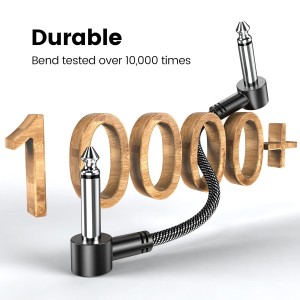 Cable Patch para Guitarra de 15CM (Pack de 3)