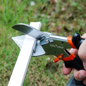 FLORA GUARD Tijeras de inglete ajustables de 45 a