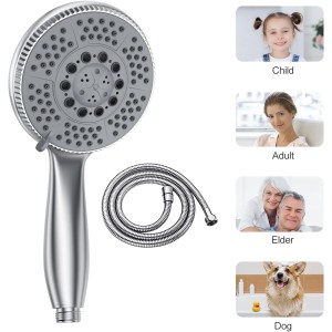 Vinabo Alcachofa de ducha con Manguera 1,5 m
