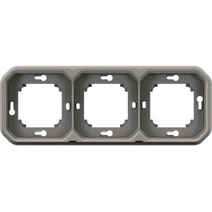 Legrand - Marco de empotrar triple estanco Plexo