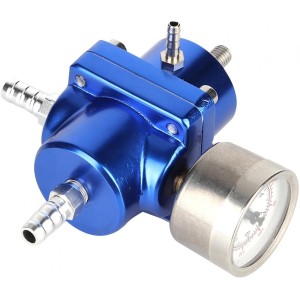 Regulador de presión de combustible, regulador de